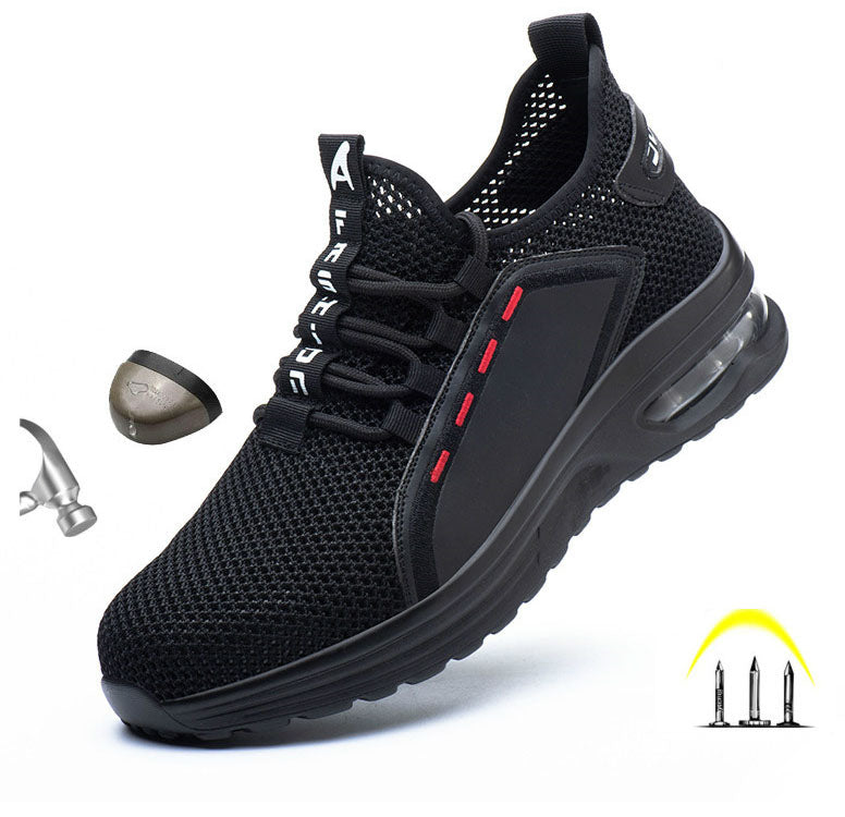 S1 Safety shoes work breathable steel toe lightweight sneaker