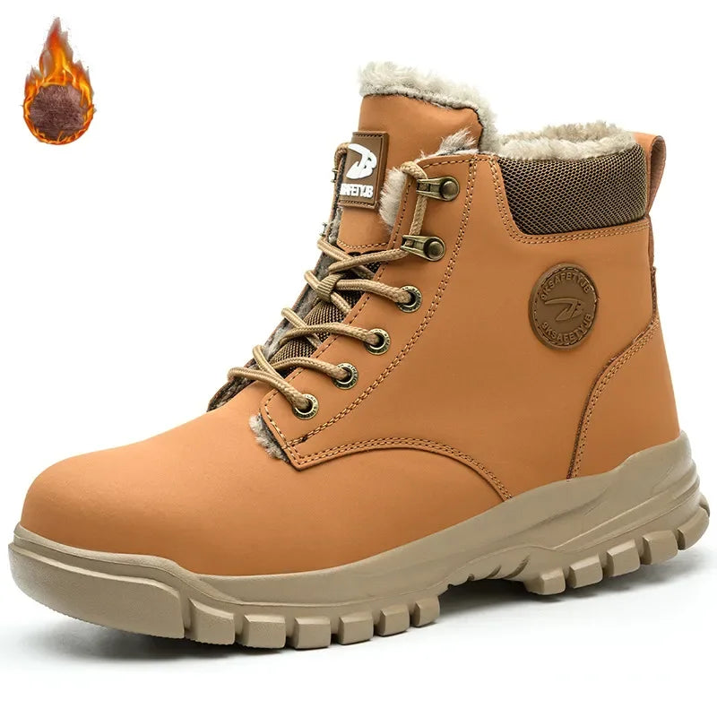 S3  winter work safety boots waterproof