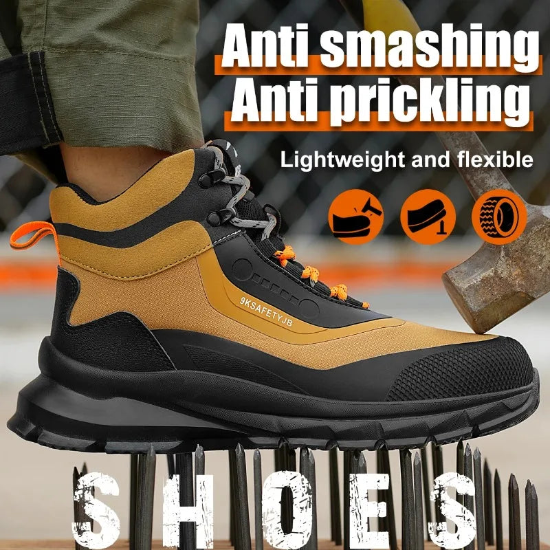 S3 work boots indestructible, puncture-proof lightweight