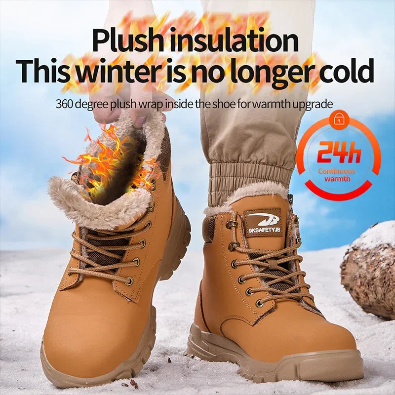 S3  winter work safety boots waterproof