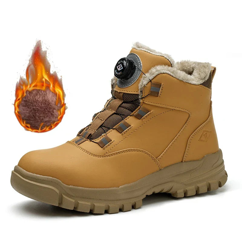 S1  safety shoes with rotating buttons, waterproof