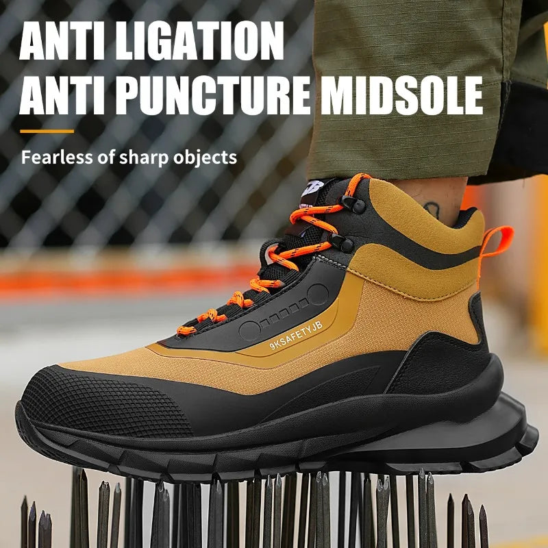 S3 work boots indestructible, puncture-proof lightweight