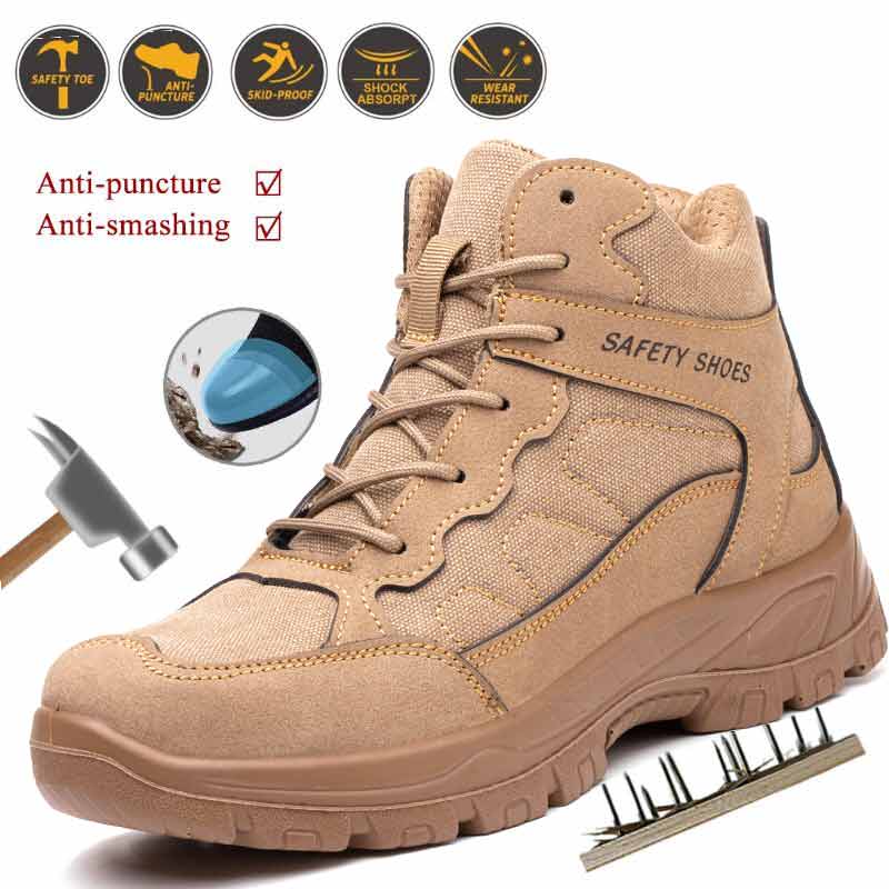 Boots winter protective steel toe