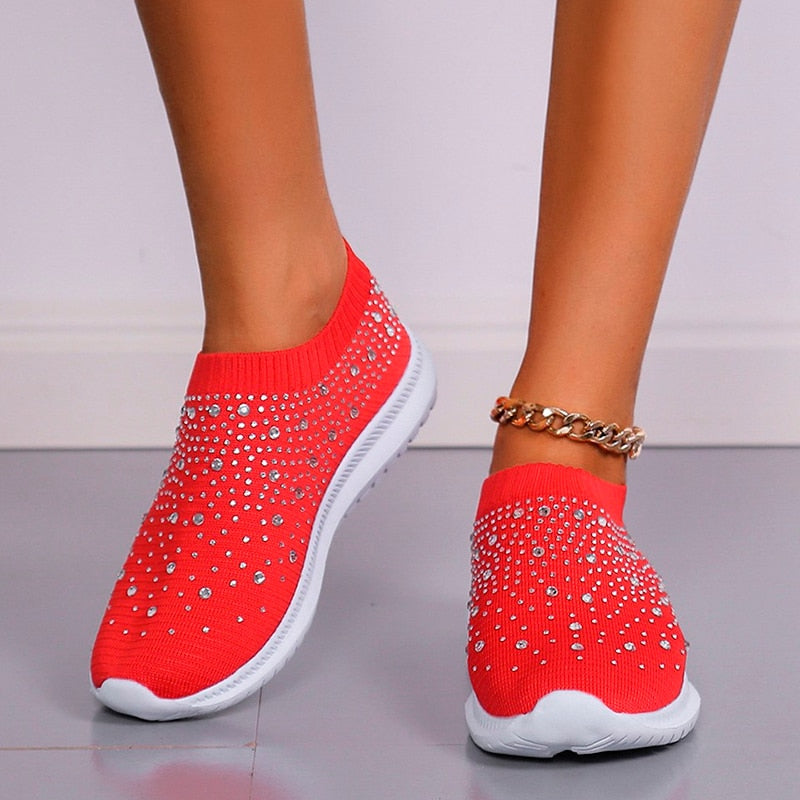 Women's breathable mesh sneakers casual non-slip running shoes