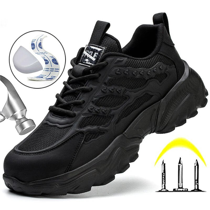 S1 safety shoes, steel toe work shoes