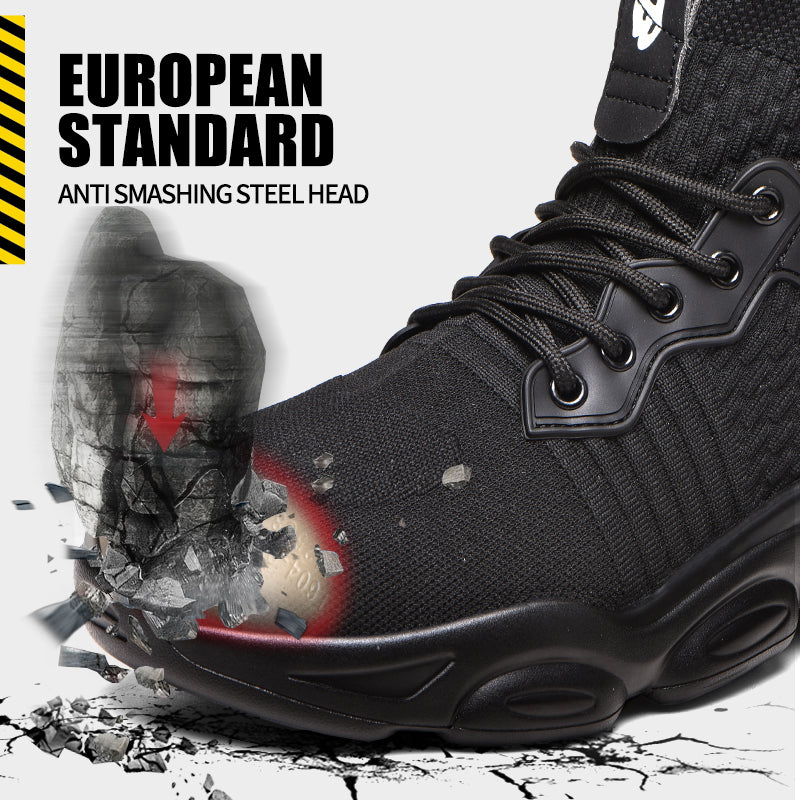 Safety shoes work lightweight breathable soft comfortable